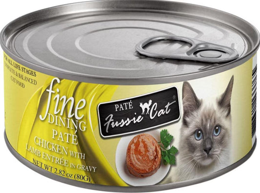 Fussie Cat Fine Pate Chicken Lamb 2.8z