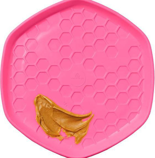 HivePet Disc Lickmat Berry Pink LG