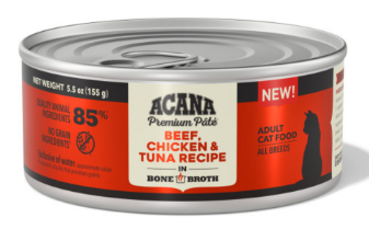 Acana Beef/Chicken/Tuna 5.5z