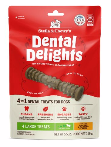 S&C Dental Delights LG - 5.5oz 4ct