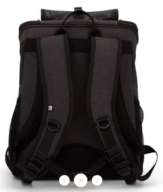 Travel Cat Backpack Fat Cat Large Charcoal