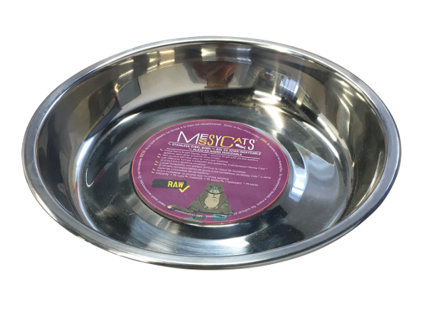 Messy Cat Stainless Saucer 1.75 cups
