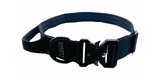 Alcott Tactical Dog Collar - Black Med