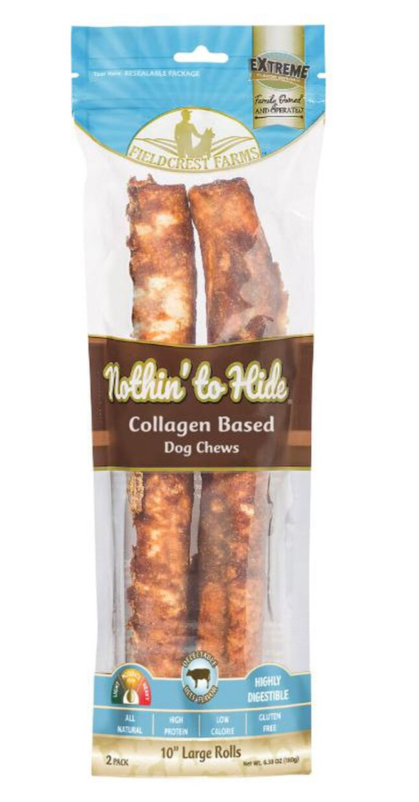 Spot Nothin' To Hide Beef Roll 10" 2ct