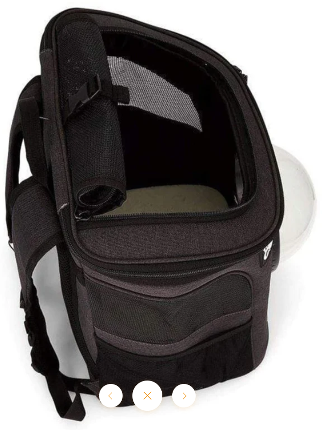 Travel Cat Backpack Fat Cat Large Charcoal