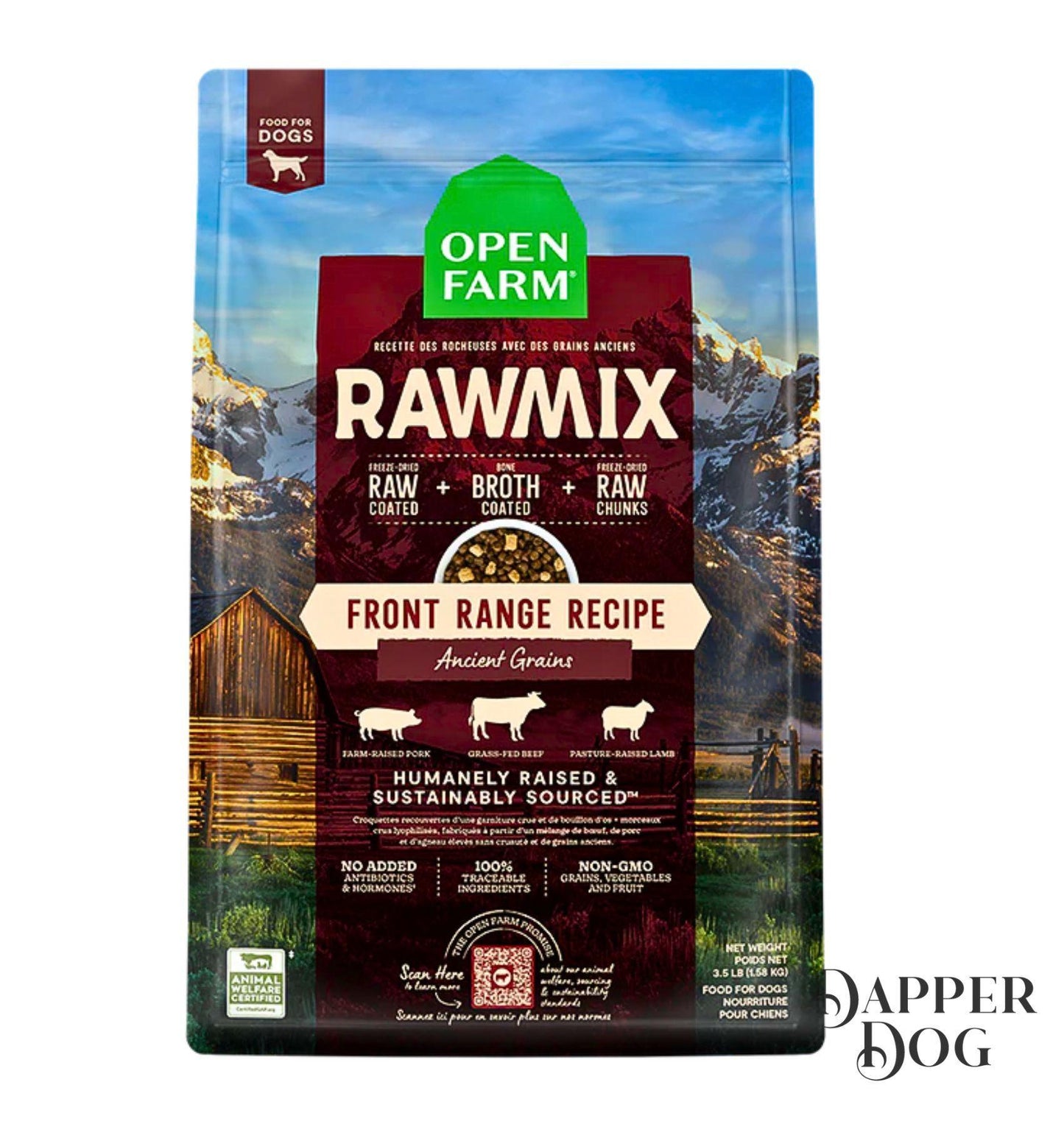 Open Farm Rawmix Ancient Grains Front Range 20#