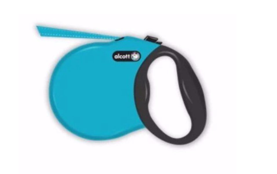 Alcott 16ft Adventure Retractable Leash - Blue SM