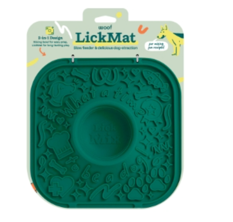 Woof Dog Lickmat - Green