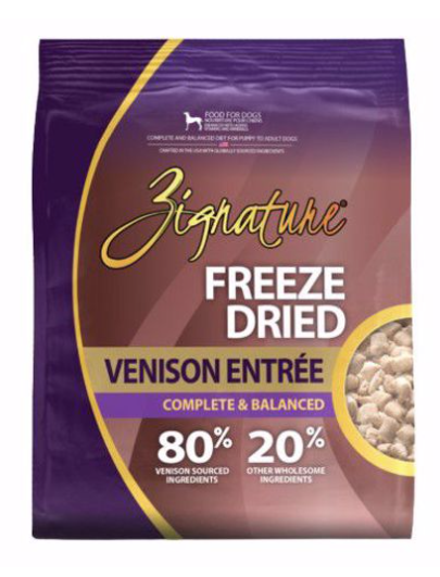 Zignature Freeze Dried Entree - Venison 4oz