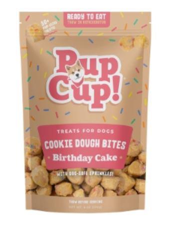 PupCup Frozen Birthday Cake Cookie Dough Bites 8z