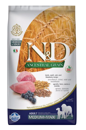 N&D Lamb Med Max Ancestral Grain 5.5lb – Tolonen Family Pet Shop