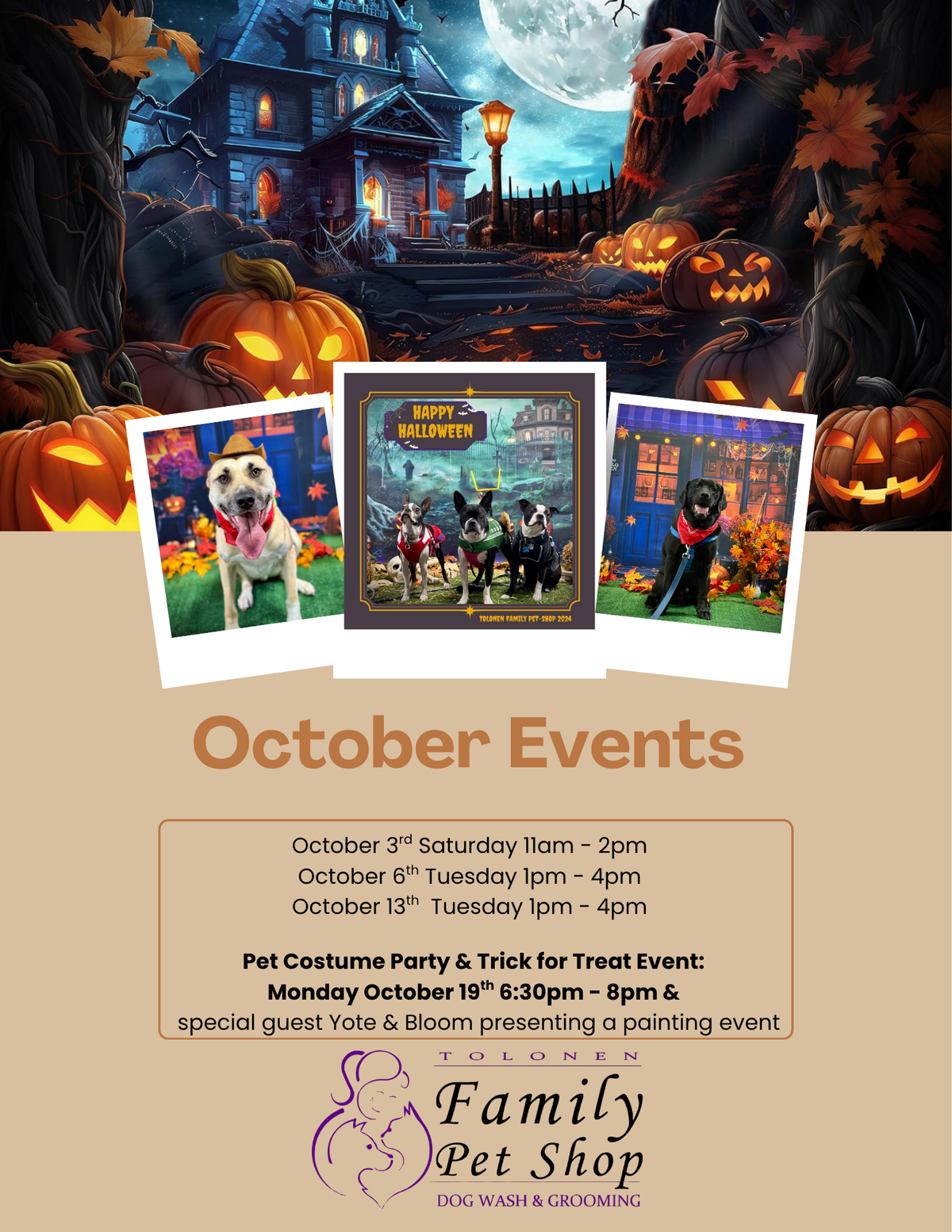 Halloween Photo Shoot (Oct. 3rd)