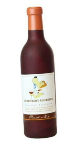 Silly Squeaker Wine Bottle Grrrobert Slobbery