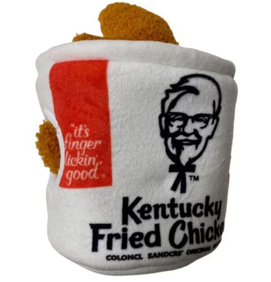 Spot Plush KFC Bucket Dog Toy