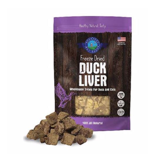Shepherd Boy Duck Liver Freeze Dried Treat 8oz