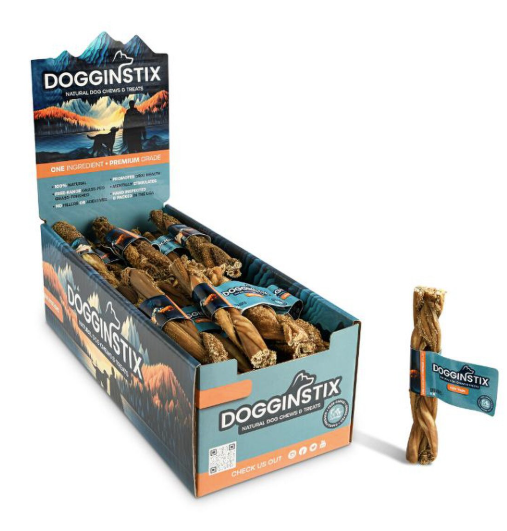 Dogginstix Braided Beef Tripe 6"