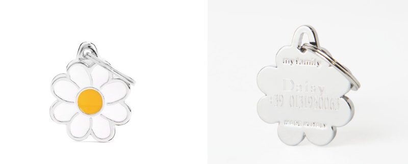 MyFamily Charms Small Daisy ID Tag