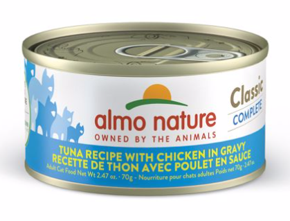 Almo Classic Tuna Chicken In Gravy 2.47z