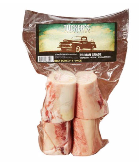 Tuckers 3in 4 pk Beef Bone Frozen