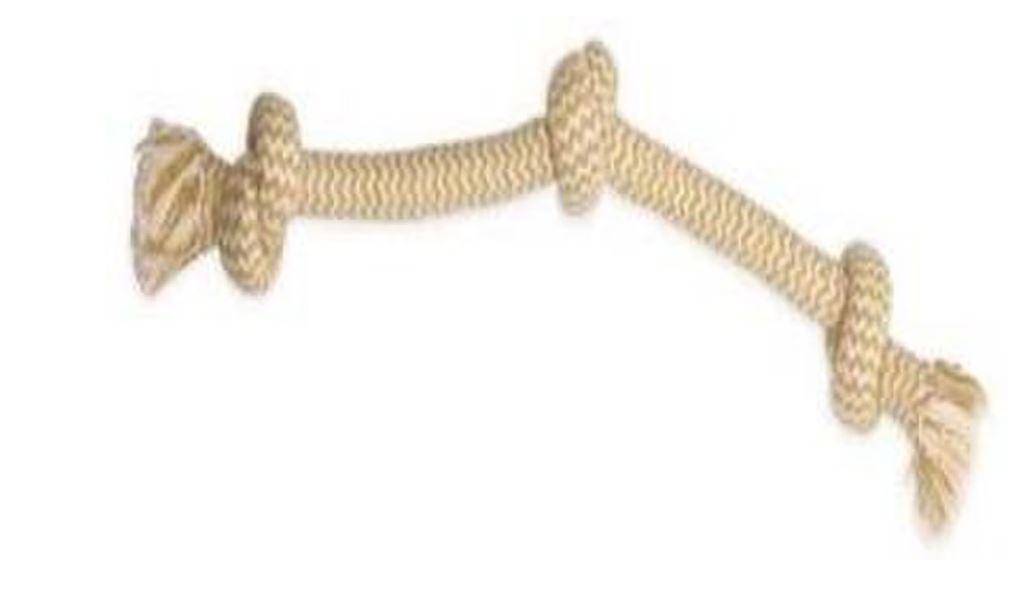 Mammoth Extra Peanut Butter 3 Knot Tug Medium 20"