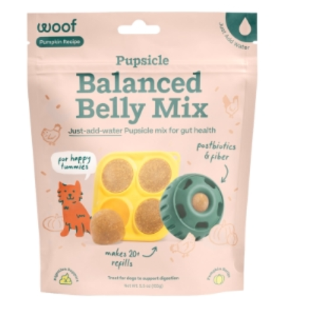 Woof Pupsicle Balanced Belly Mix 5.5oz