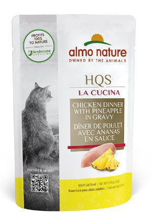 Almo HQS Pouch Chicken Pineapple Gravy La Cucina 1.94z