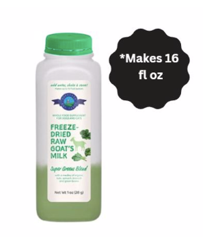 Shepherd Boy Raw Goat Milk Topper Supergreen 1oz