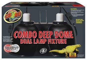 Zoo Med Deep Dome Dual Lamp LG