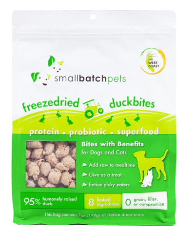 Smallbatch Freeze Dried Duck Bites 7z