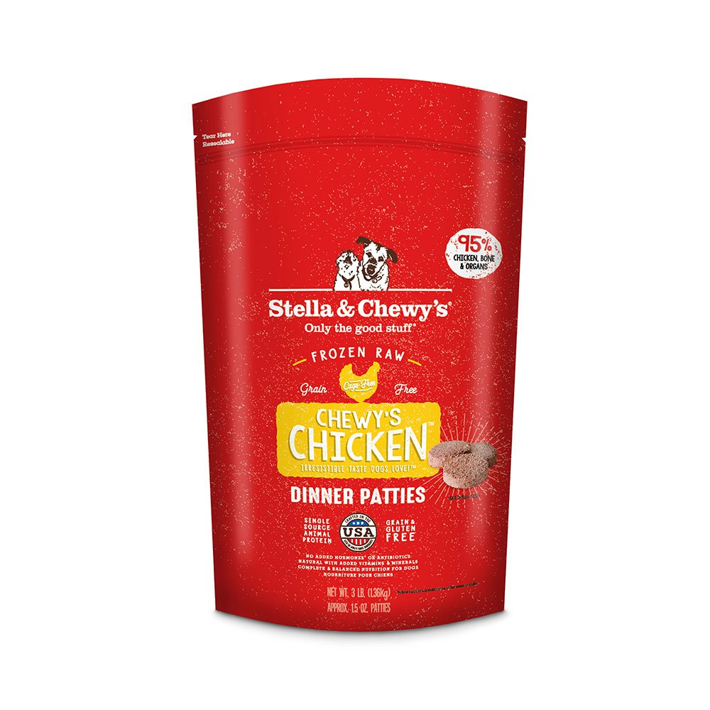 S&C Frozen Chewys Chicken Patties 3#