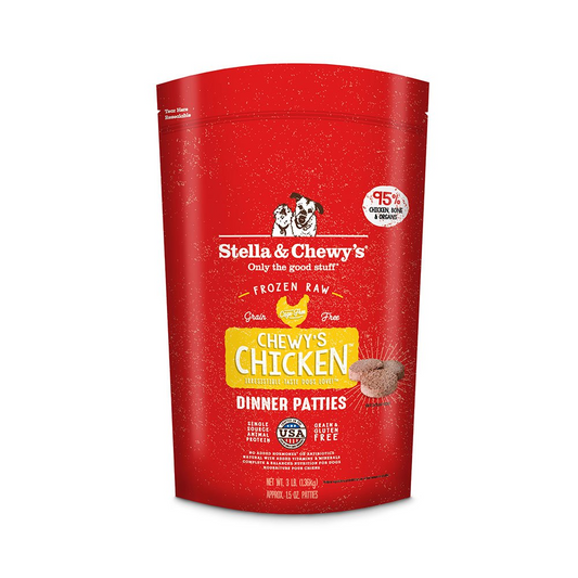 S&C Frozen Chewys Chicken Patties 3#