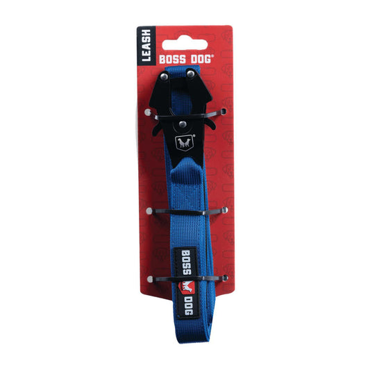 Boss Dog Leash 1" Blue x6'