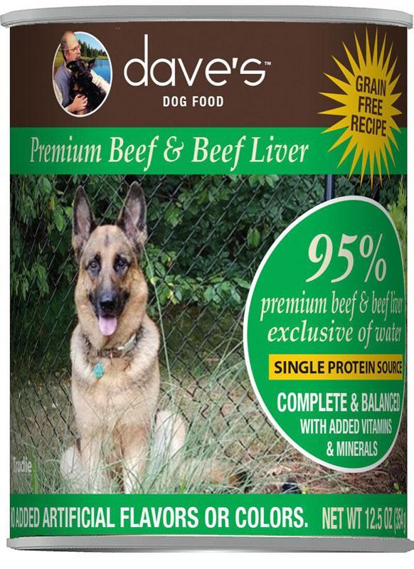 Daves Beef & Liver 95% 13z