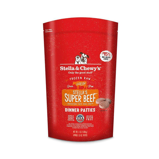 S&C Frozen Super Beef Patties 3#