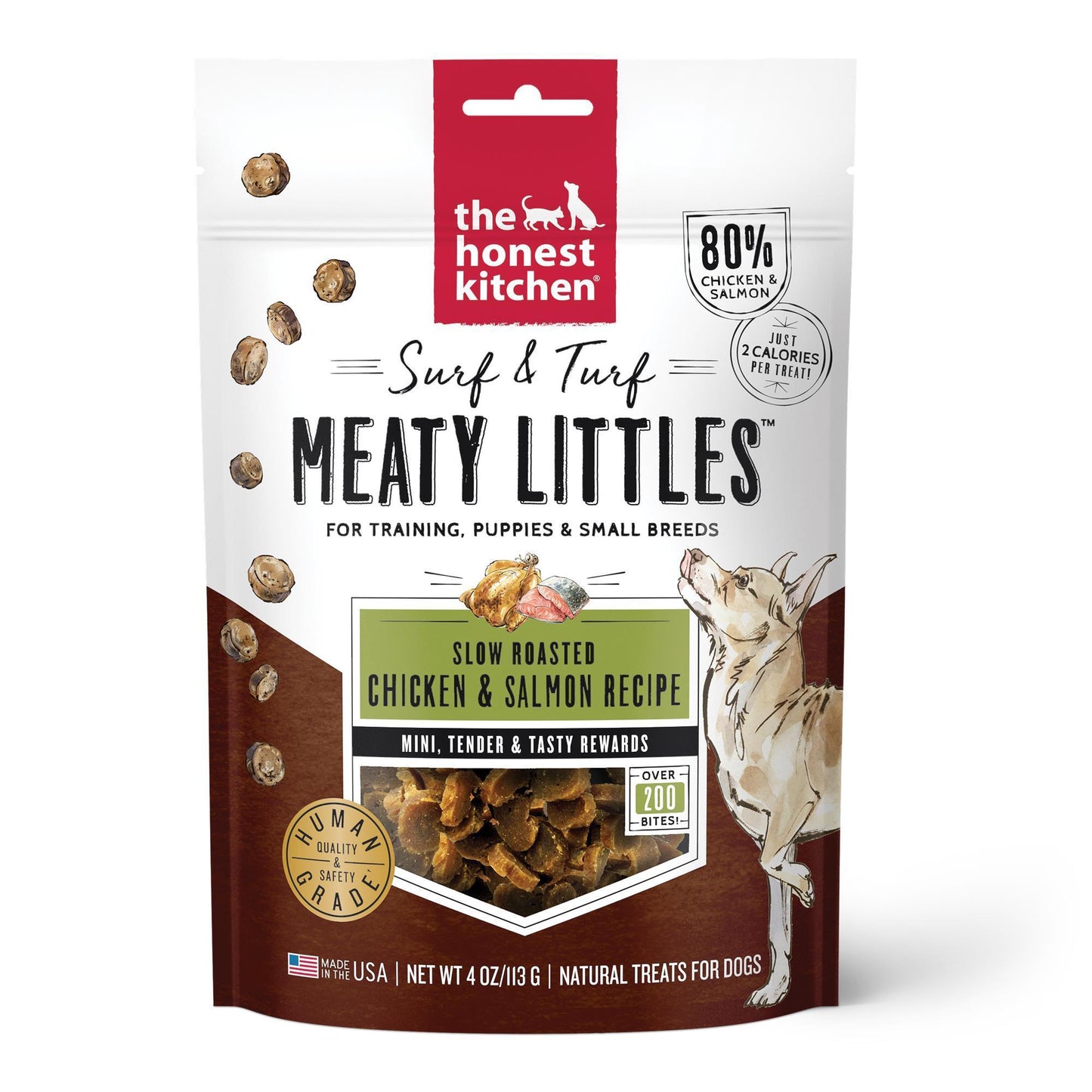 Meaty Littles Chicken & Salmon 4z