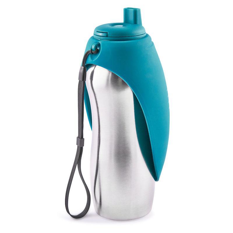 Messy Mutts Travel Bottle Blue 24z