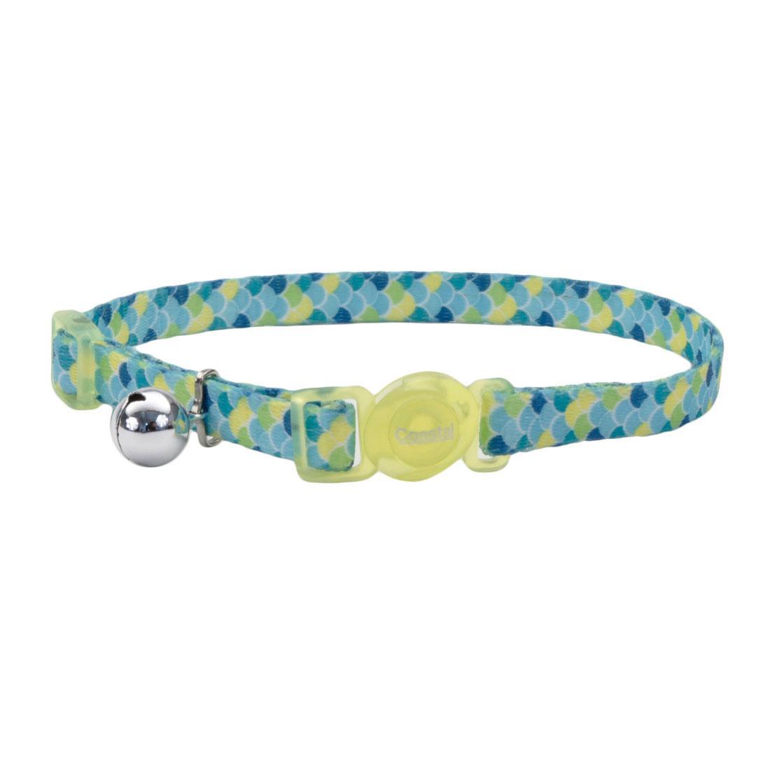 Coastal Cat 3/8" Break Collar Lime Scale 8"-12"