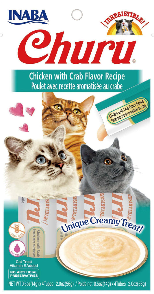 Inaba Purees Chicken w/Crab 2oz
