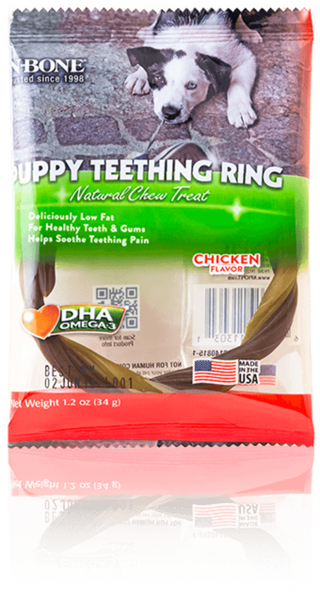 N-Bone Chicken Teething Ring 1pk