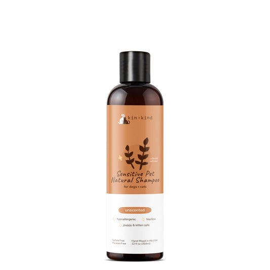Kin+Kind Sensitive Skin Shampoo Puppies/Kittens 12oz