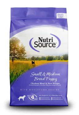 Nutri Source Small/Med. Puppy Chicken & Rice 12#