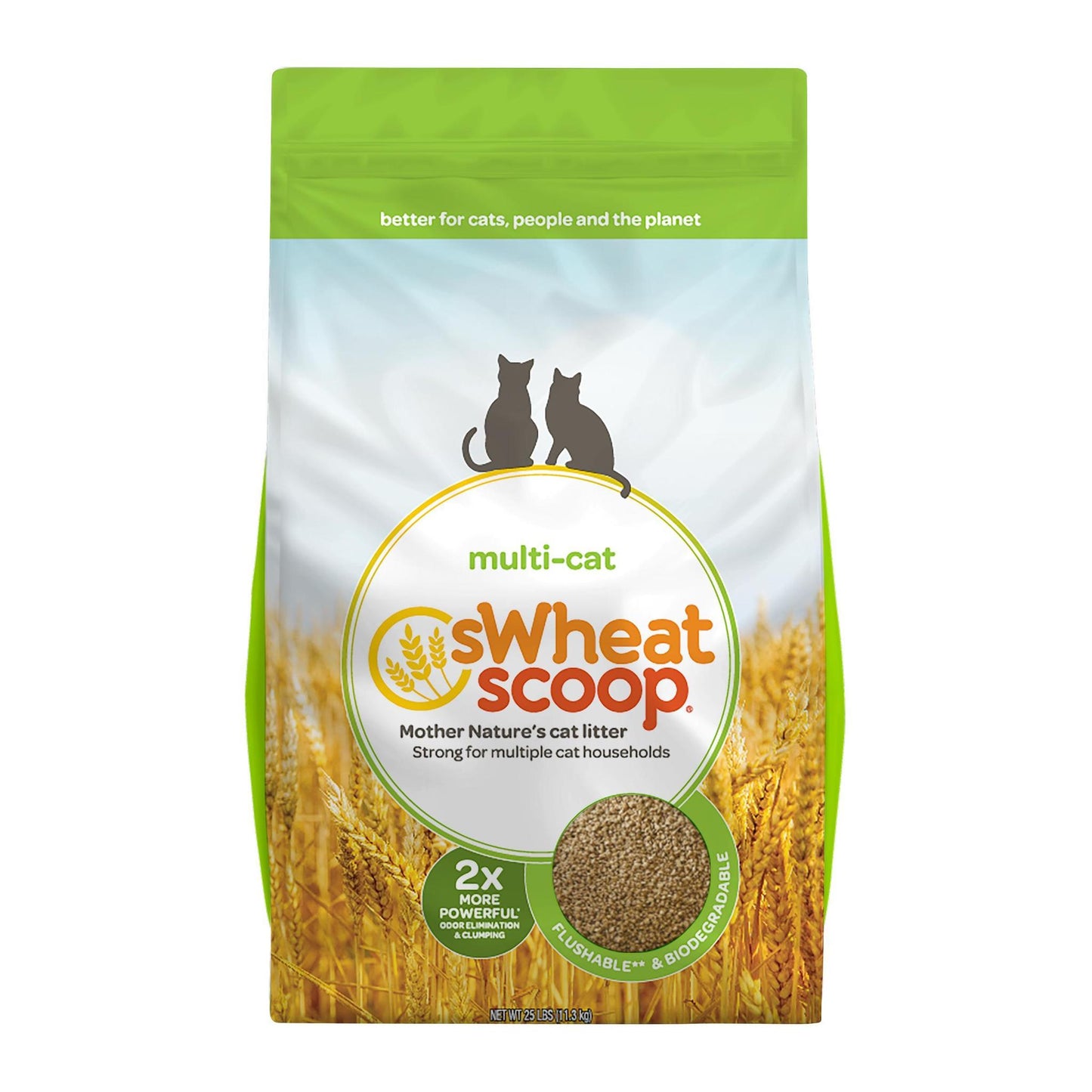 sWheat Multi Cat Litter 28#