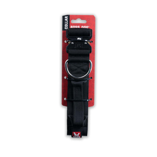 Boss Dog Collar 1.2"Small Black (13"-16")