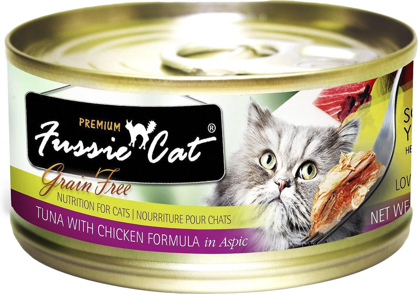 Fussie Cat Premium Tuna w/Chicken 2.8oz