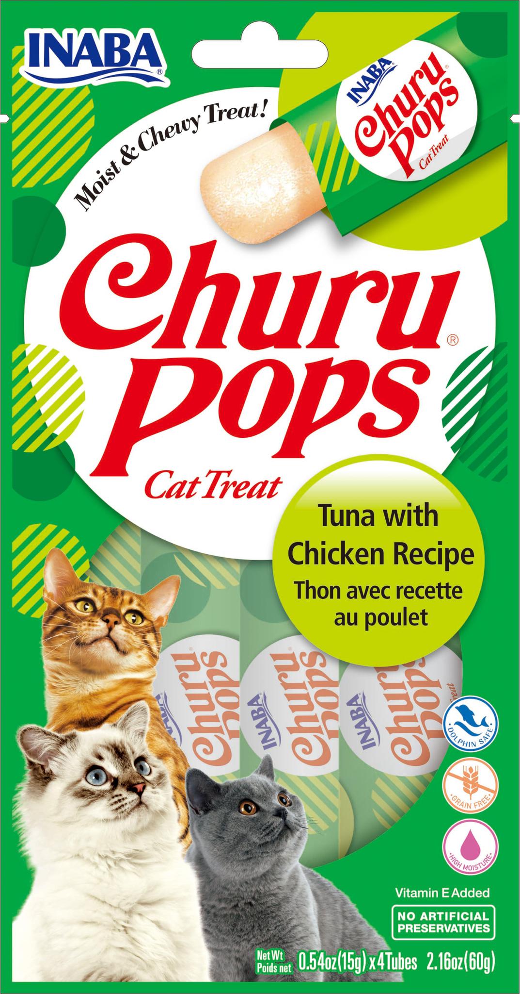 Inaba Pops Tuna w/Chicken 2.16oz