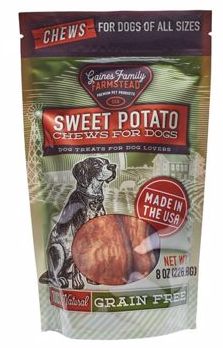 Gaines Family Sweet Potato Chews 8oz