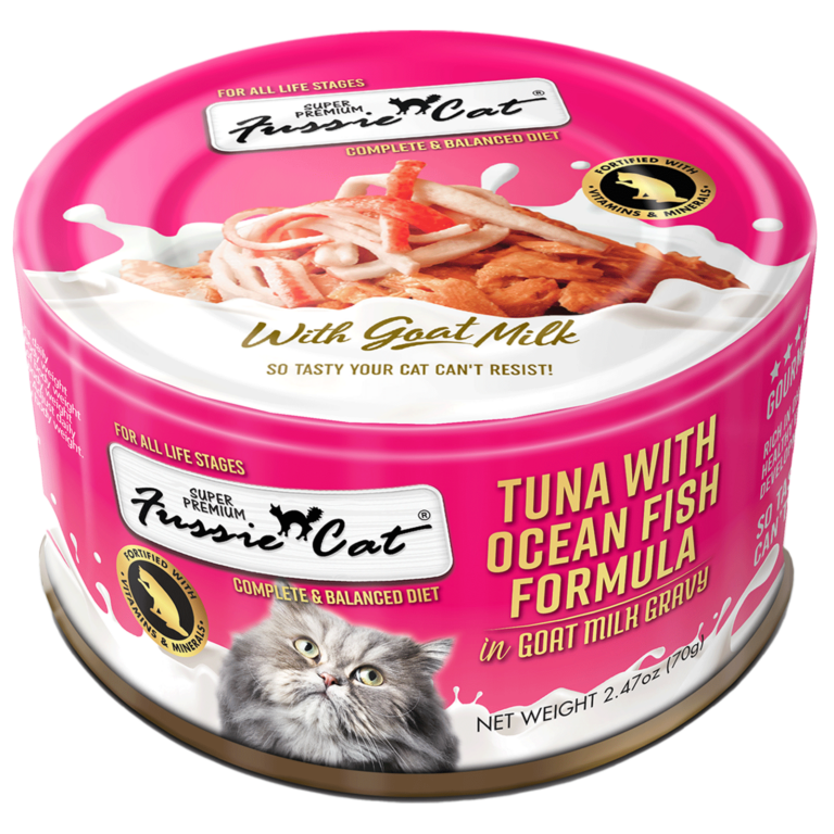 Fussie Cat Tuna w/OceanFish in Goat Milk 2.47z