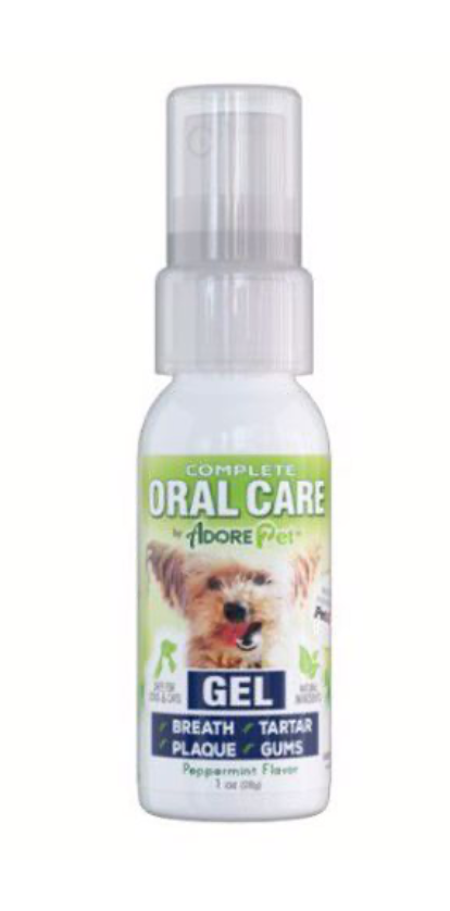 Adore Pet Dog Peppermint Complete Oral Care Gel 1oz
