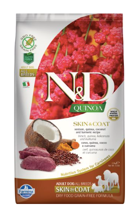 N&D Quinoa Skin & Coat Venison 5.5#