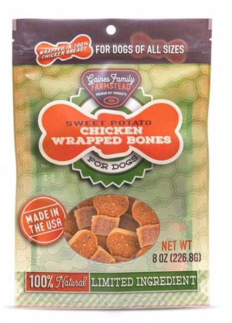 Gaines Family Sweet Potato Chicken Wrapped Bones 8oz